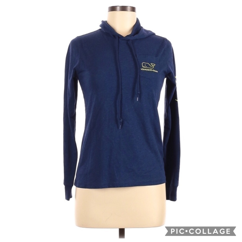 Vineyard Vines Whale Logo Long Sleeve Hoodie
